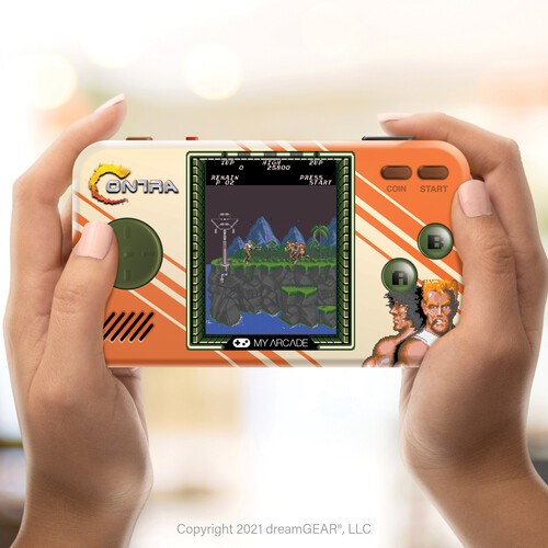 My Arcade DGUNL-3281 Contra Pocket Player Handheld Portable Game System [New ]