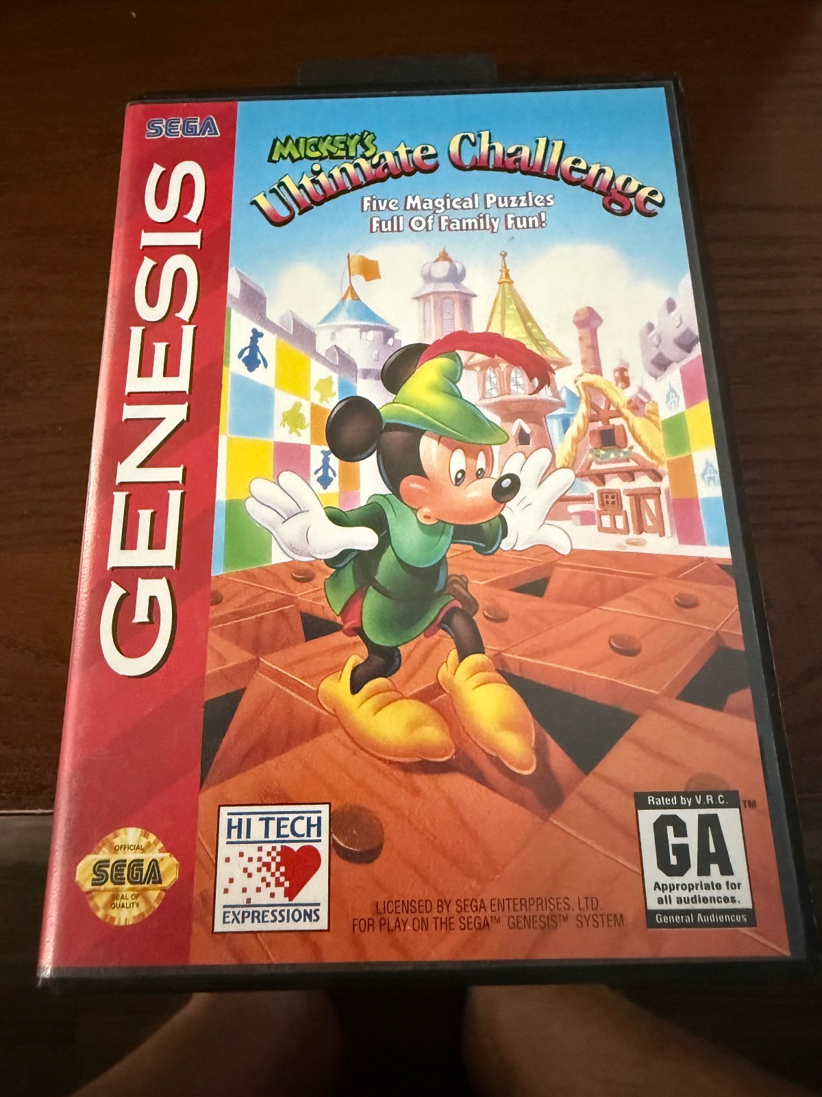 Mickey’s Ultimate Challenge (Sega Genesis, 1994) – AUTHENTIC, CIB, SEE PICS