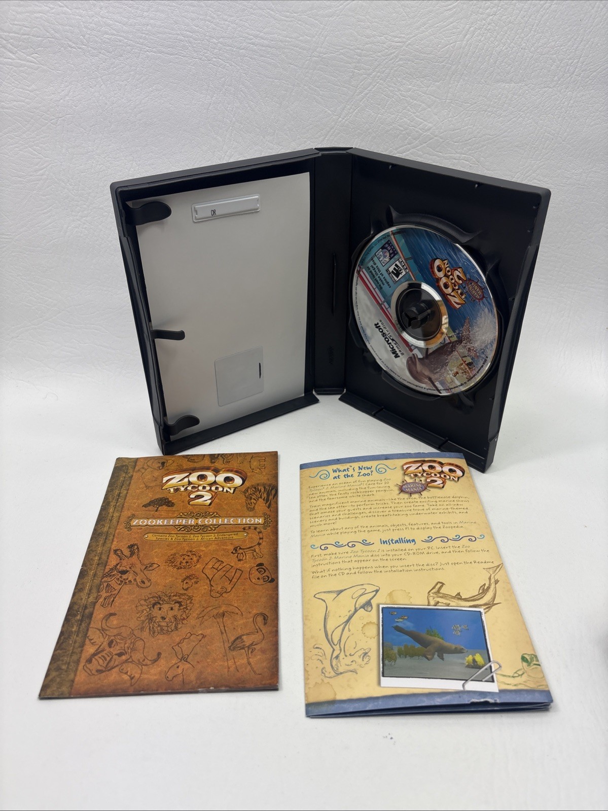 Zoo Tycoon 2 Marine Mania Expansion (PC, 2006) Complete, CIB –