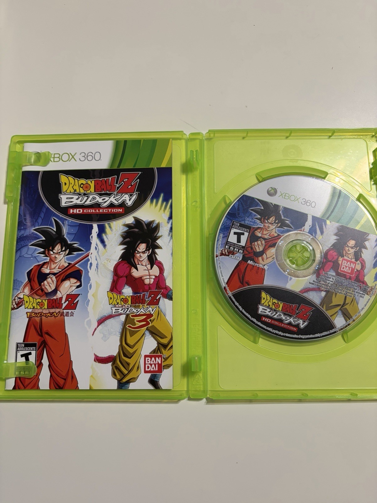 Dragon Ball Z: Budokai HD Collection (Xbox 360, 2012) Complete with Manual CIB