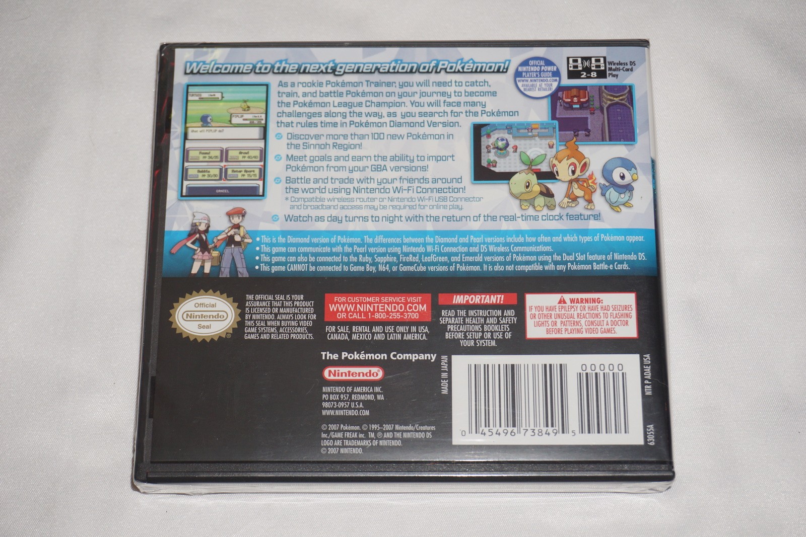 Pokemon Diamond (Nintendo DS) NEW Sealed