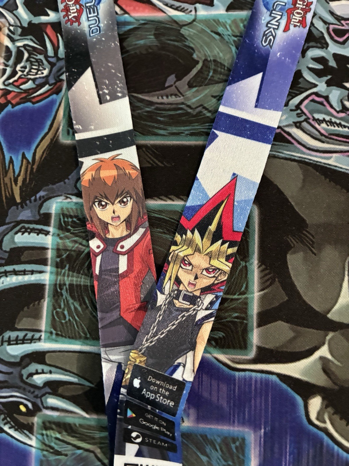 Konami Yu-Gi-Oh! Duel Links Printed Lanyard – Yugi Muto & Jaden Yuki