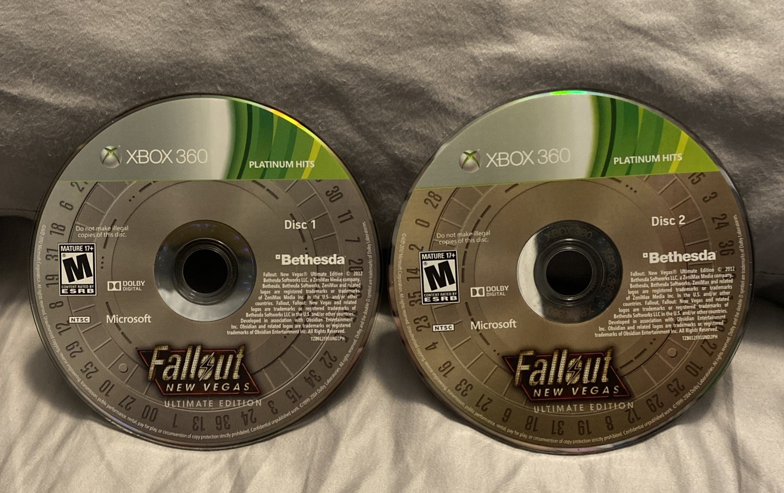 Fallout New Vegas Ultimate Edition Microsoft Xbox 360 Discs Only Tested Working