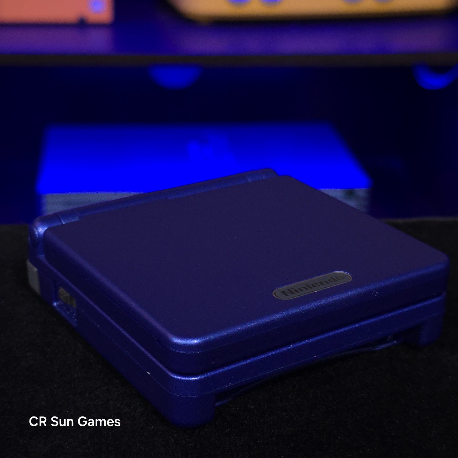 Blue Nintendo Game Boy Advance GBA SP IPS V2 Screen And USB-C