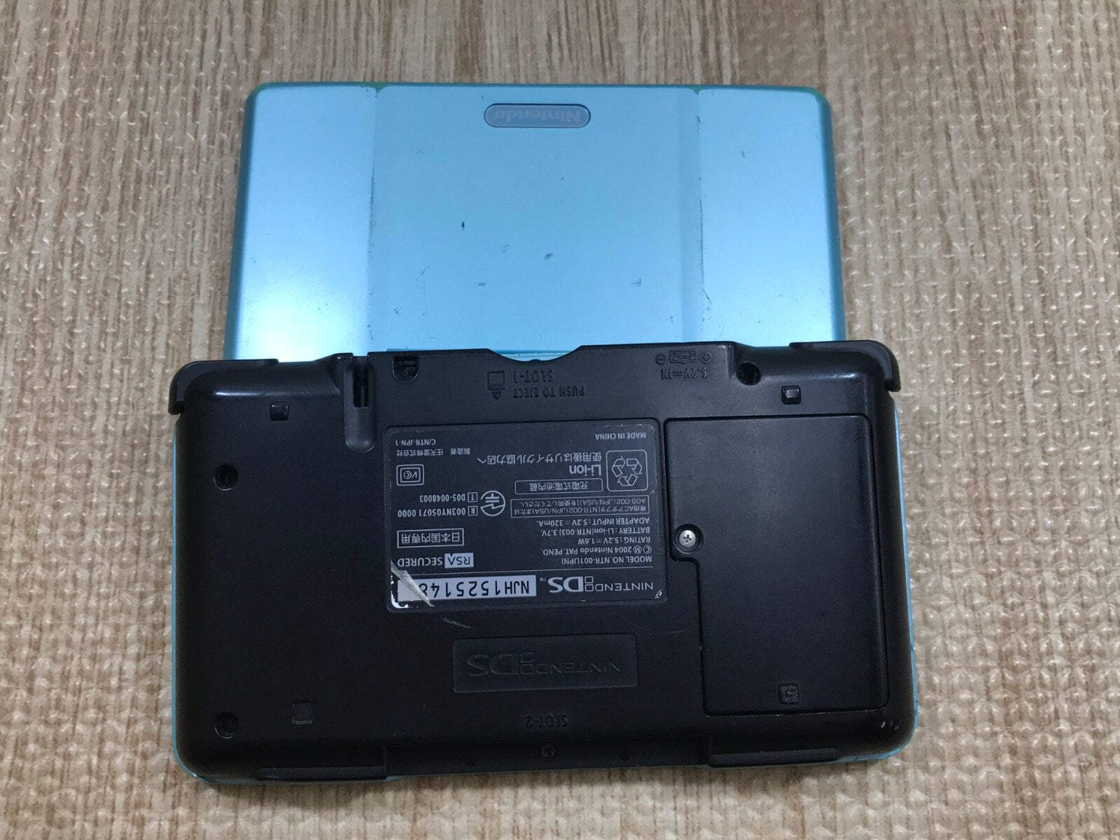 Nintendo DS Turquoise Blue Console Nintendo Japan – With Defects LH1322
