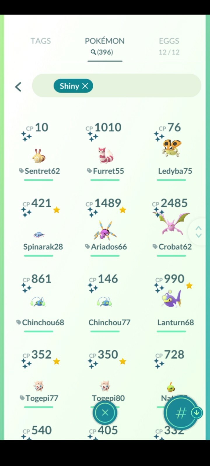 Regionals and some rare shinys price varies depending on the pokemon selected.