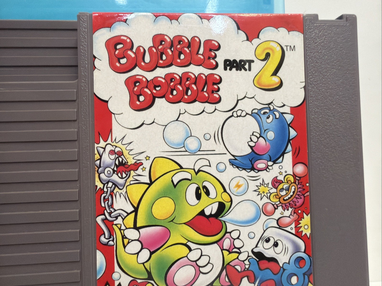Bubble Bobble Part 2 Nintendo NES +Collector Case Tested Authentic CLEAN