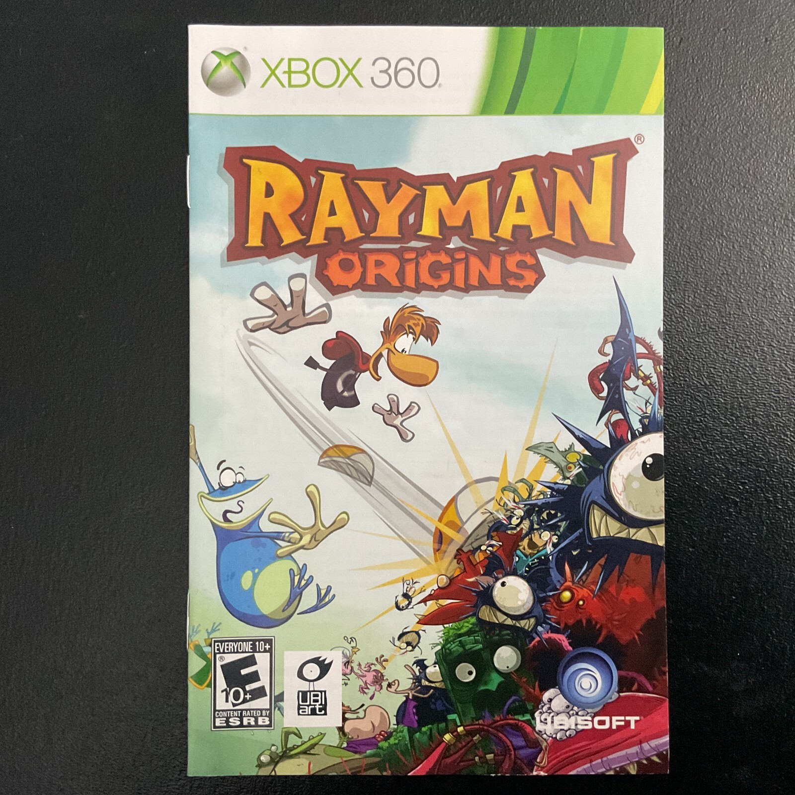 Rayman Origins Microsoft Xbox 360 Instruction Manual Only