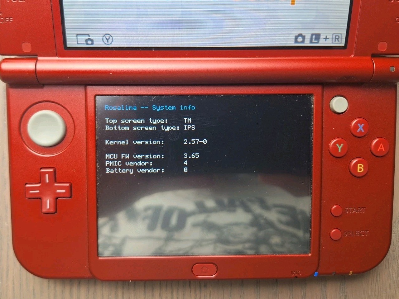 New Nintendo 3DS XL Metallic Red Charger + 32GB SD Card | Region Free BOTTOM IPS