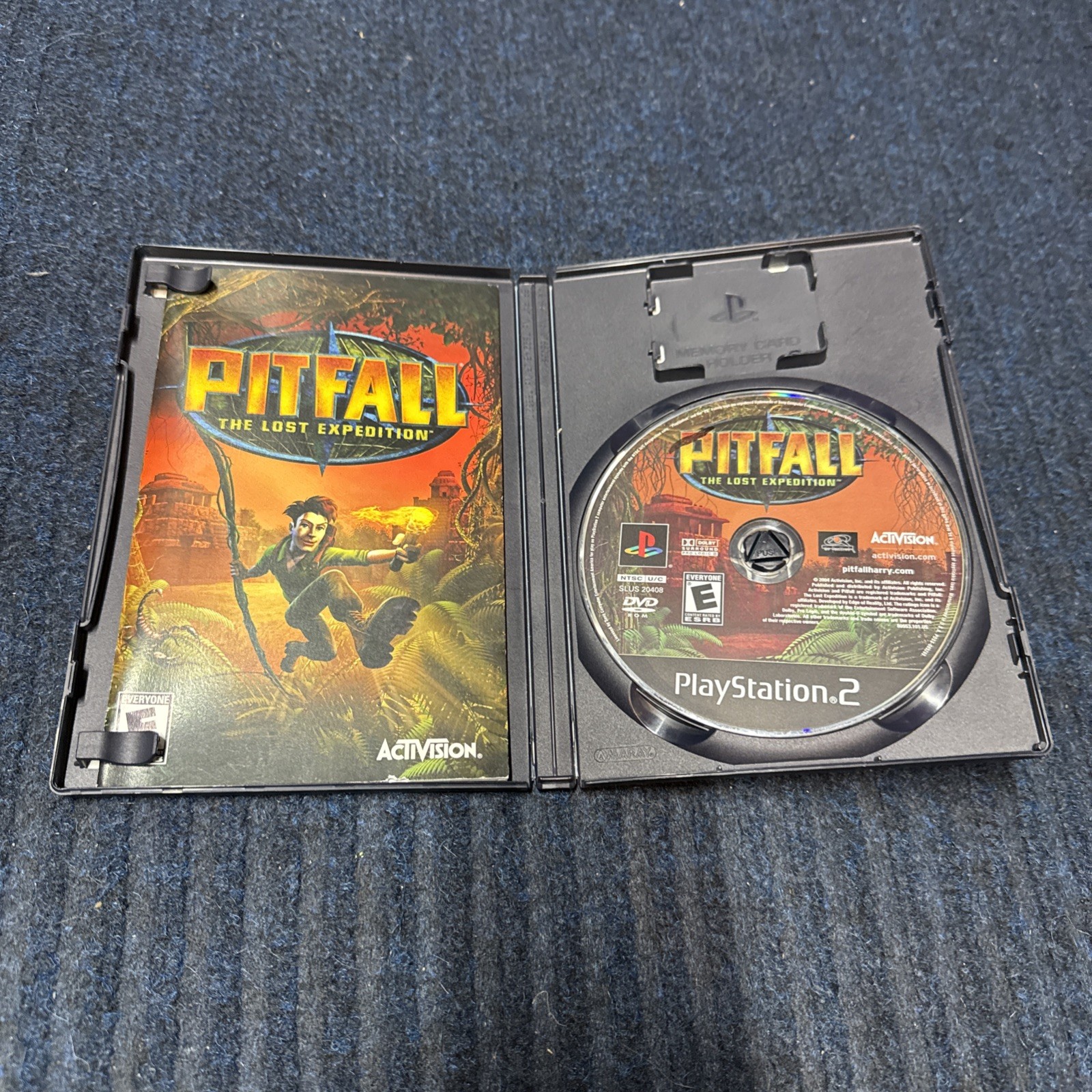 Pitfall: The Lost Expedition PlayStation 2 CIB With Brady Strat Guide.