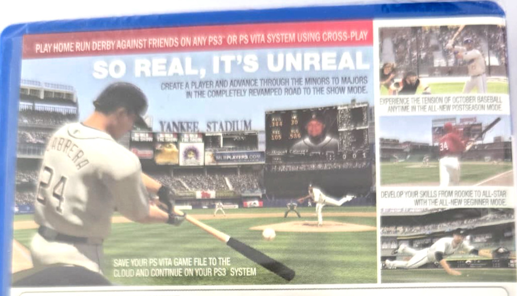 MLB 13 THE SWOW PlayStation PSVita PCSA00065 Factory Sealed
