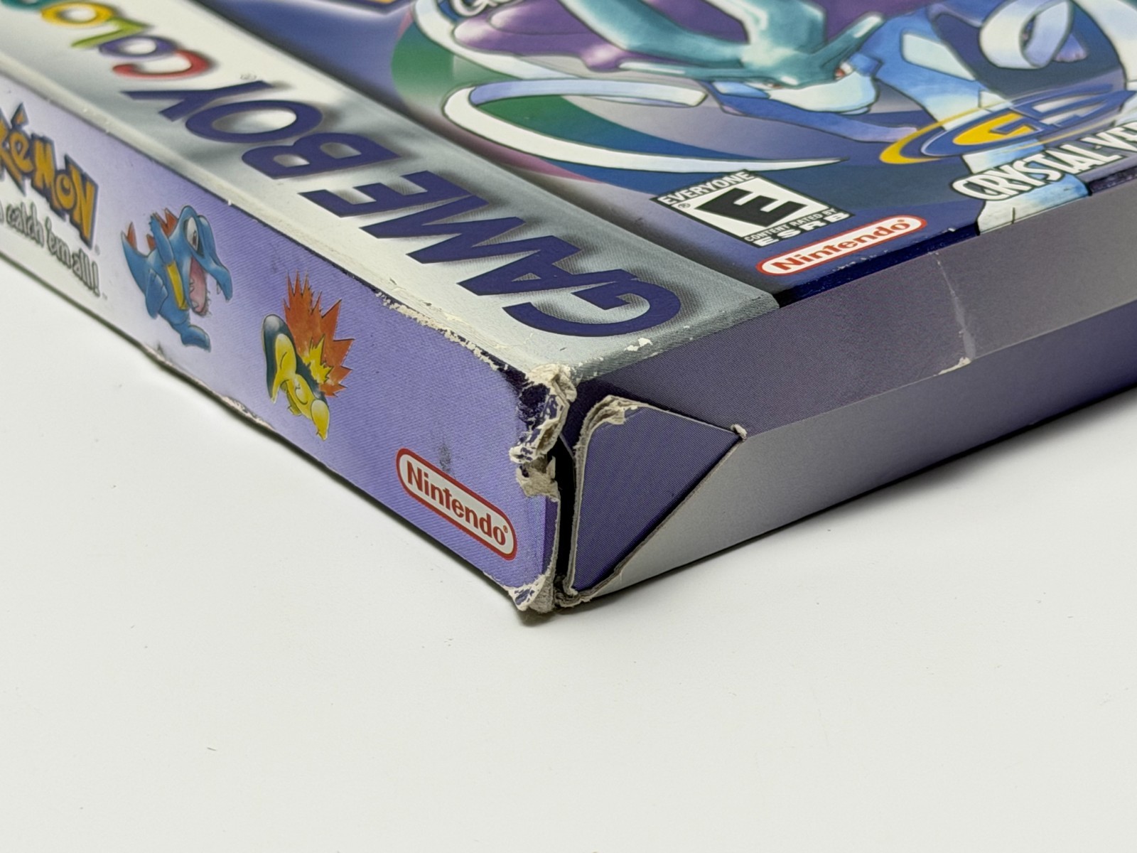 Pokemon Crystal Version (Nintendo Game Boy Color) Complete in se{ies ERROR Box