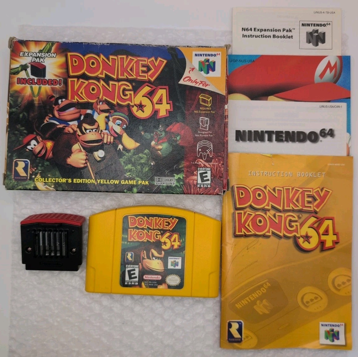 Donkey Kong 64 (Nintendo 64) Complete CIB Collector’s Edition + Expansion Pak