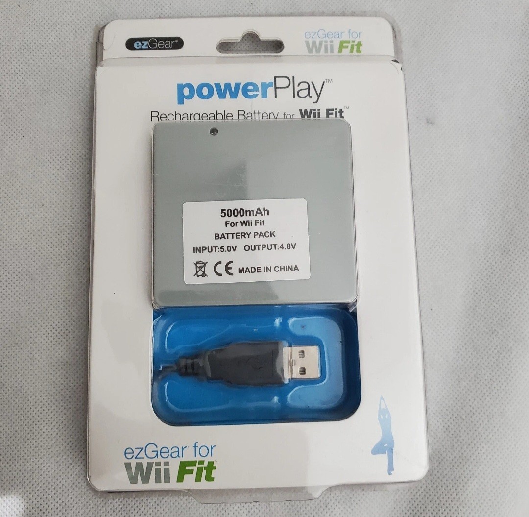 ezGear ~ Nintendo Wii Fit ~ Power Play ~ Rechargeable Battery ~ (5000 mAh)