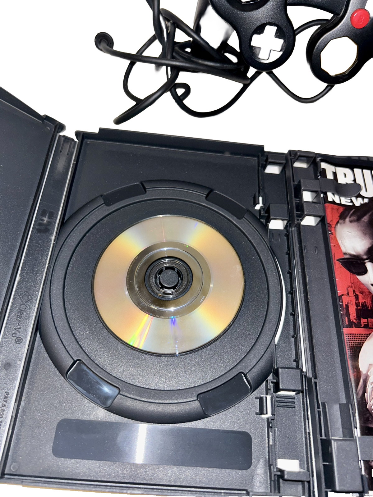 Nintendo GameCube Black Controller and Two Games – King Kong and True Crime NYC
