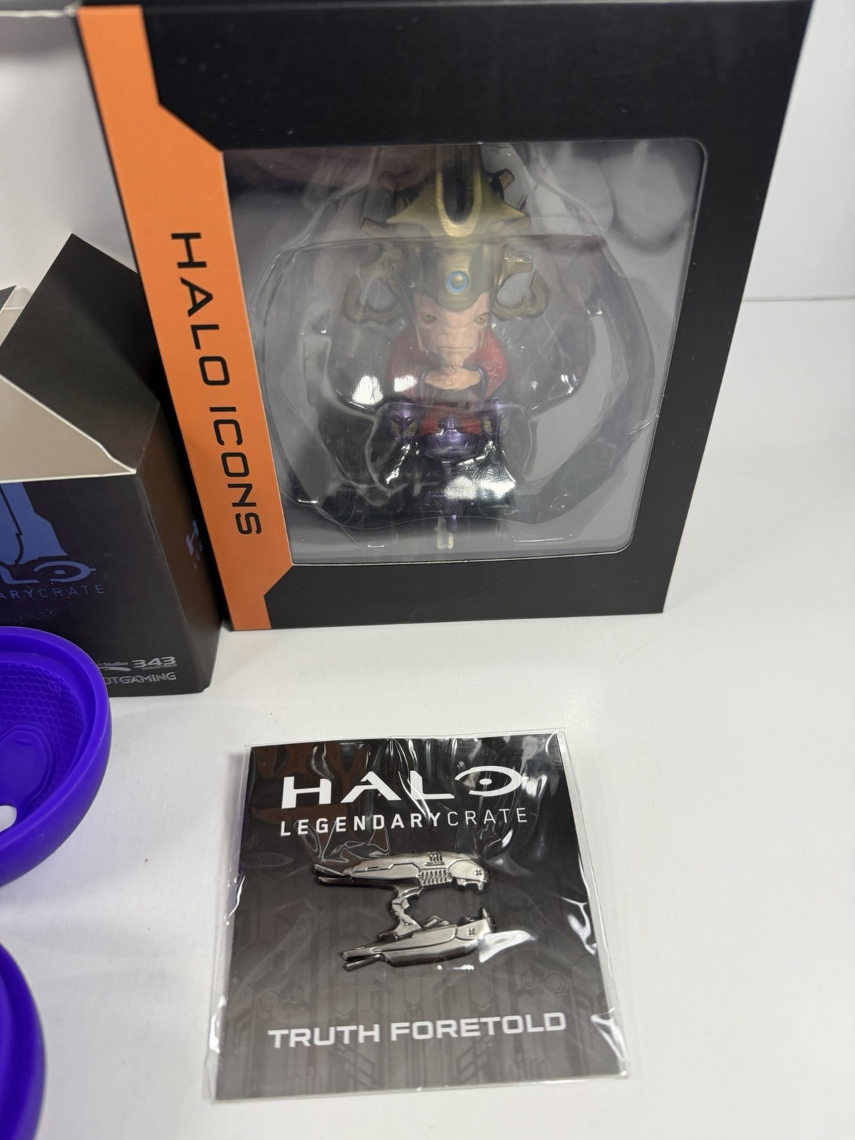 Halo Legendary Loot Crate TRUTH Foretold Halo Icons Prophet 100% Complete