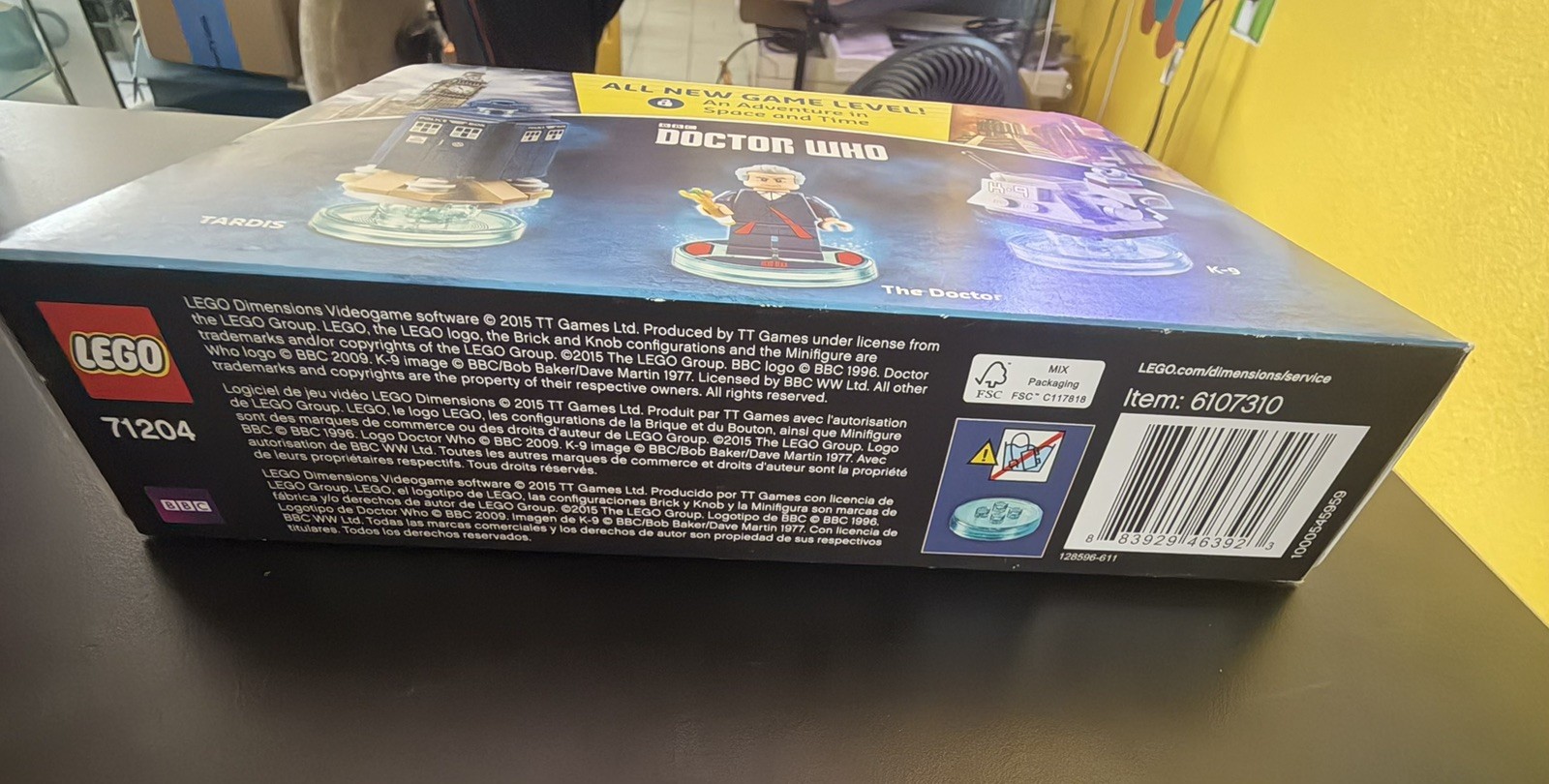 Lego Dimensions: Doctor Who Level Pack with K9 (71204) New, Sealed, MIB!