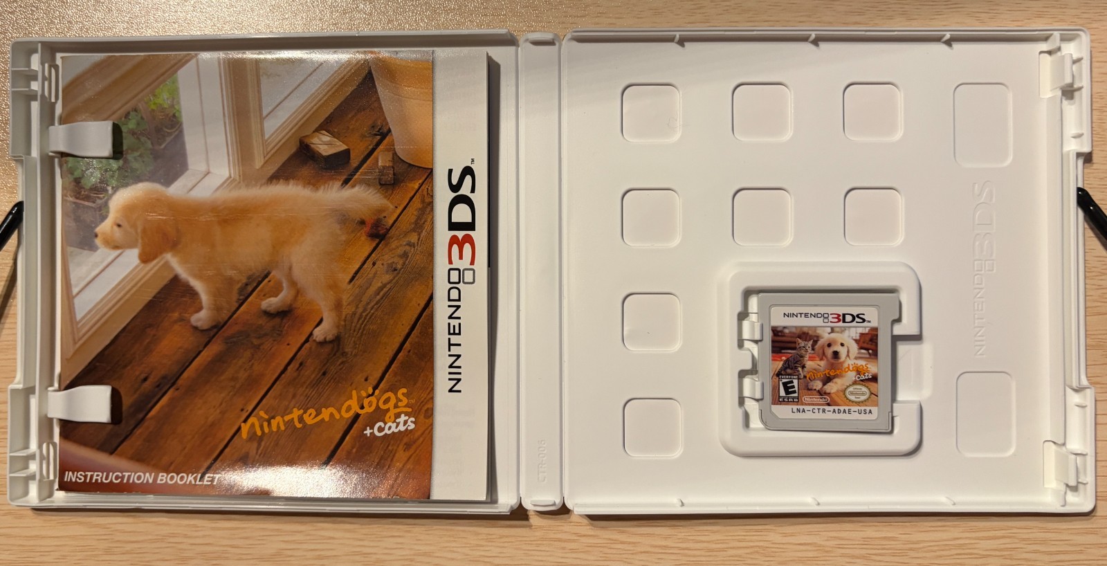Nintendogs + Cats: Golden Retriever & New Friends (Nintendo 3DS, 2011) tested