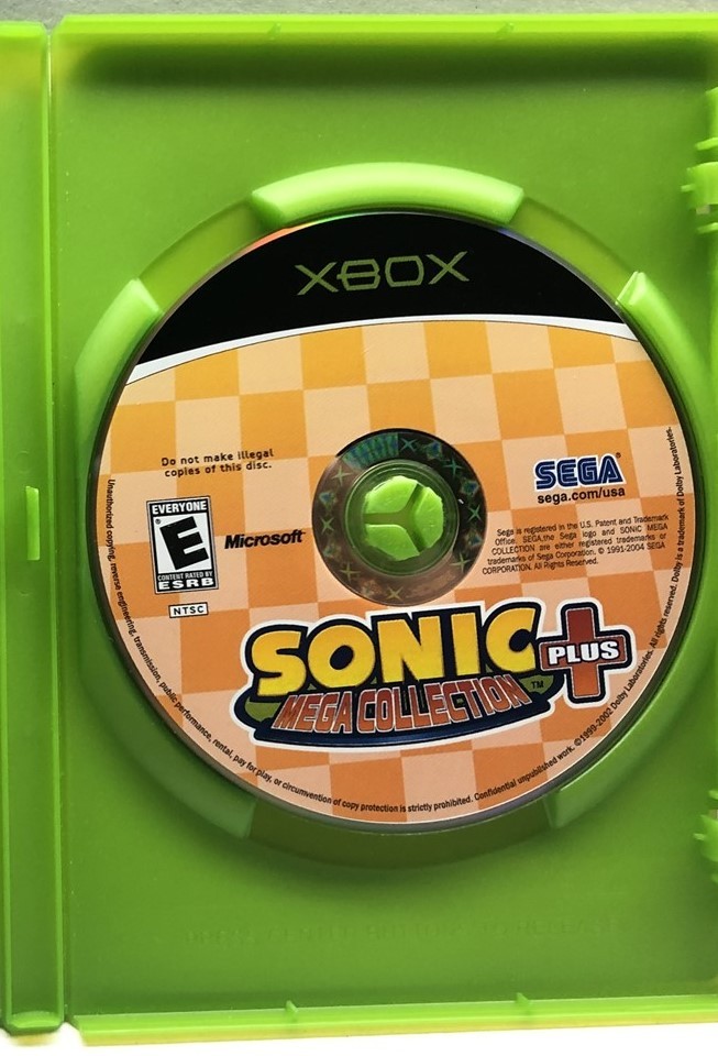 Sonic Mega Collection Plus (Xbox, 2004) Clean Tested Working – Free Ship
