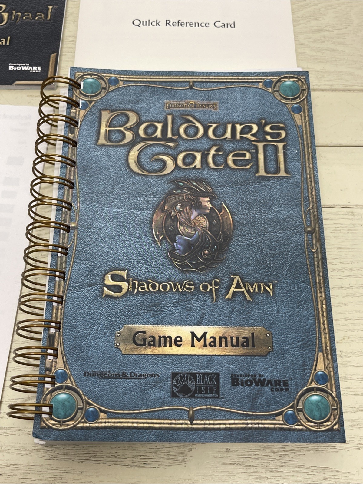 Baldur’s Gate 2 II – Shadows of Amn – PC & Throne of Bhaal CD Manual Reference