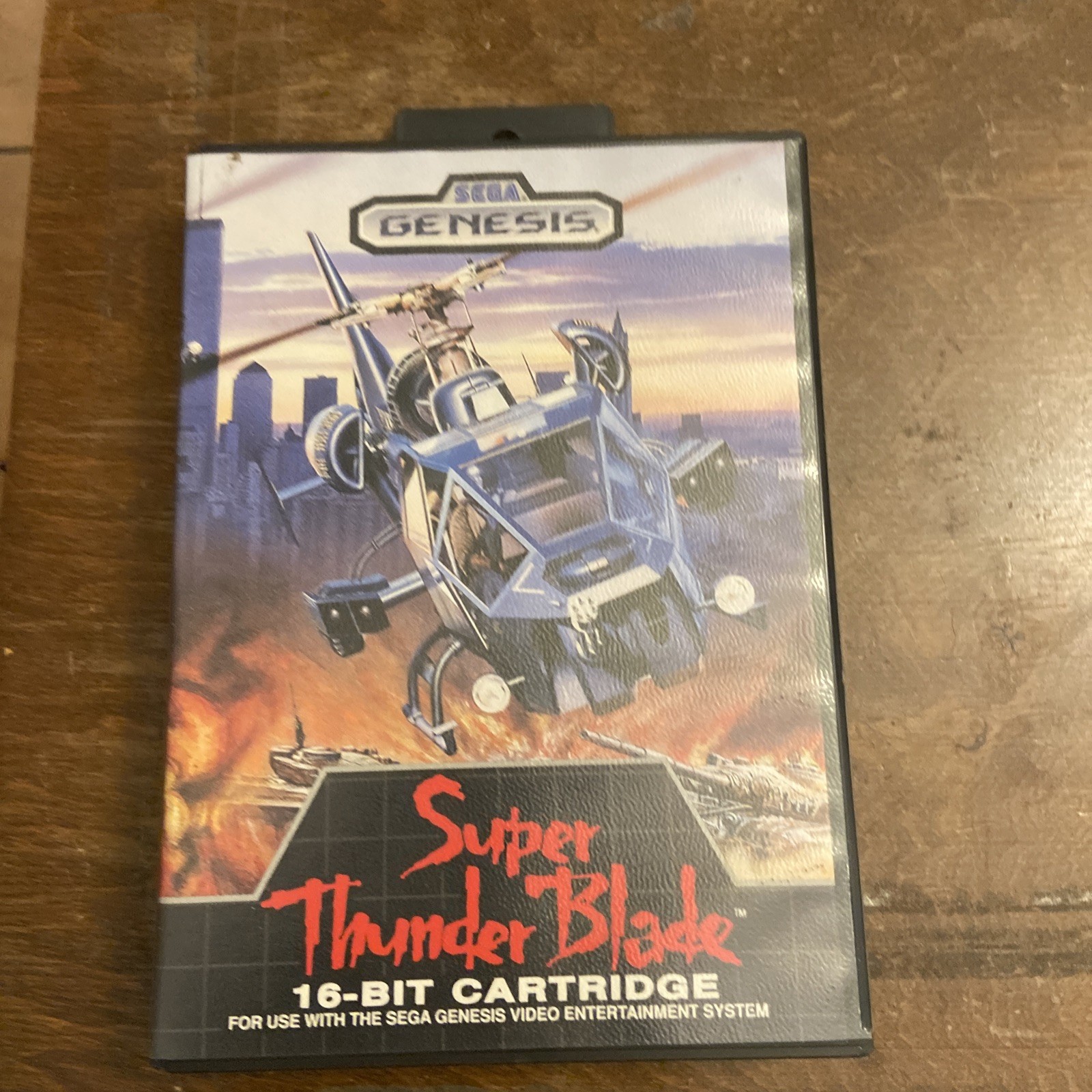 Super Thunder Blade Complete CIB Sega Genesis
