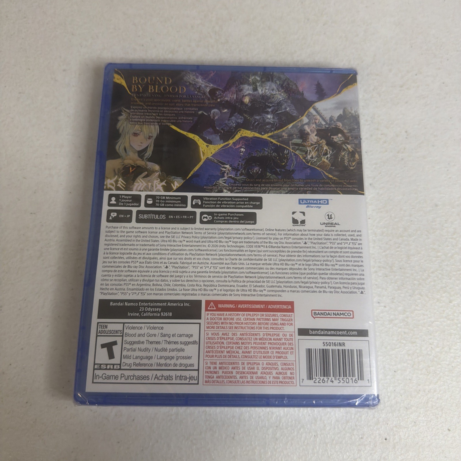 Code Vein II 2 (Sony PS5/PlayStation 5 2026) Brand New Factory Sealed SHIPS ASAP