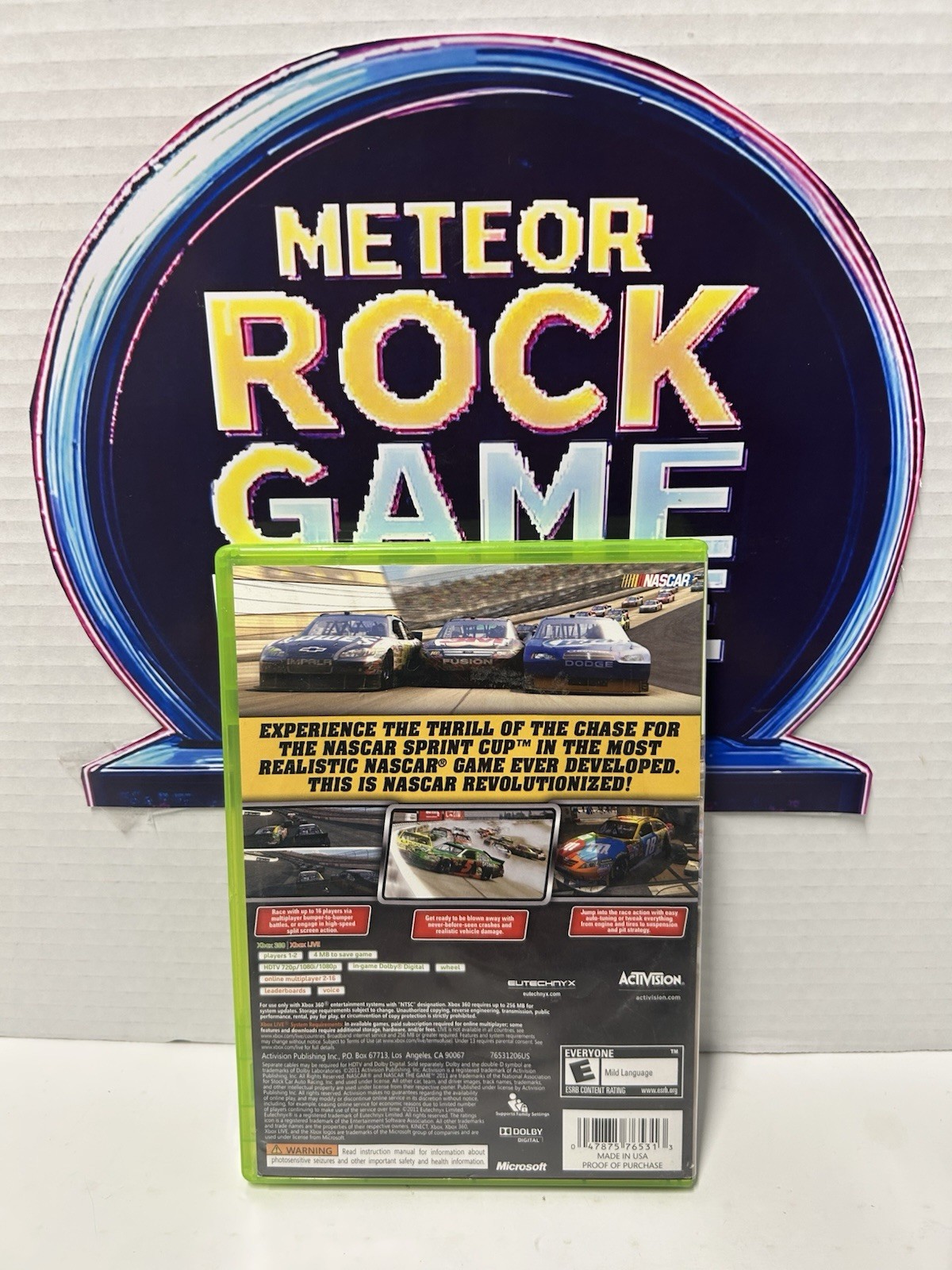 Nascar 2011: The Game – Microsoft Xbox 360 – Cleaned And Tested – Ship’s Today