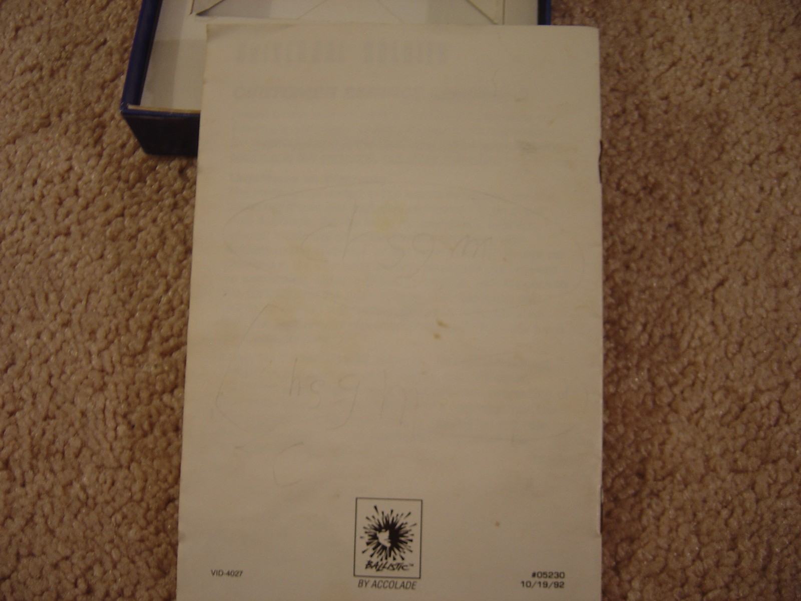 Sega Genesis Universal Soldier, 100% CIB Game, Untested