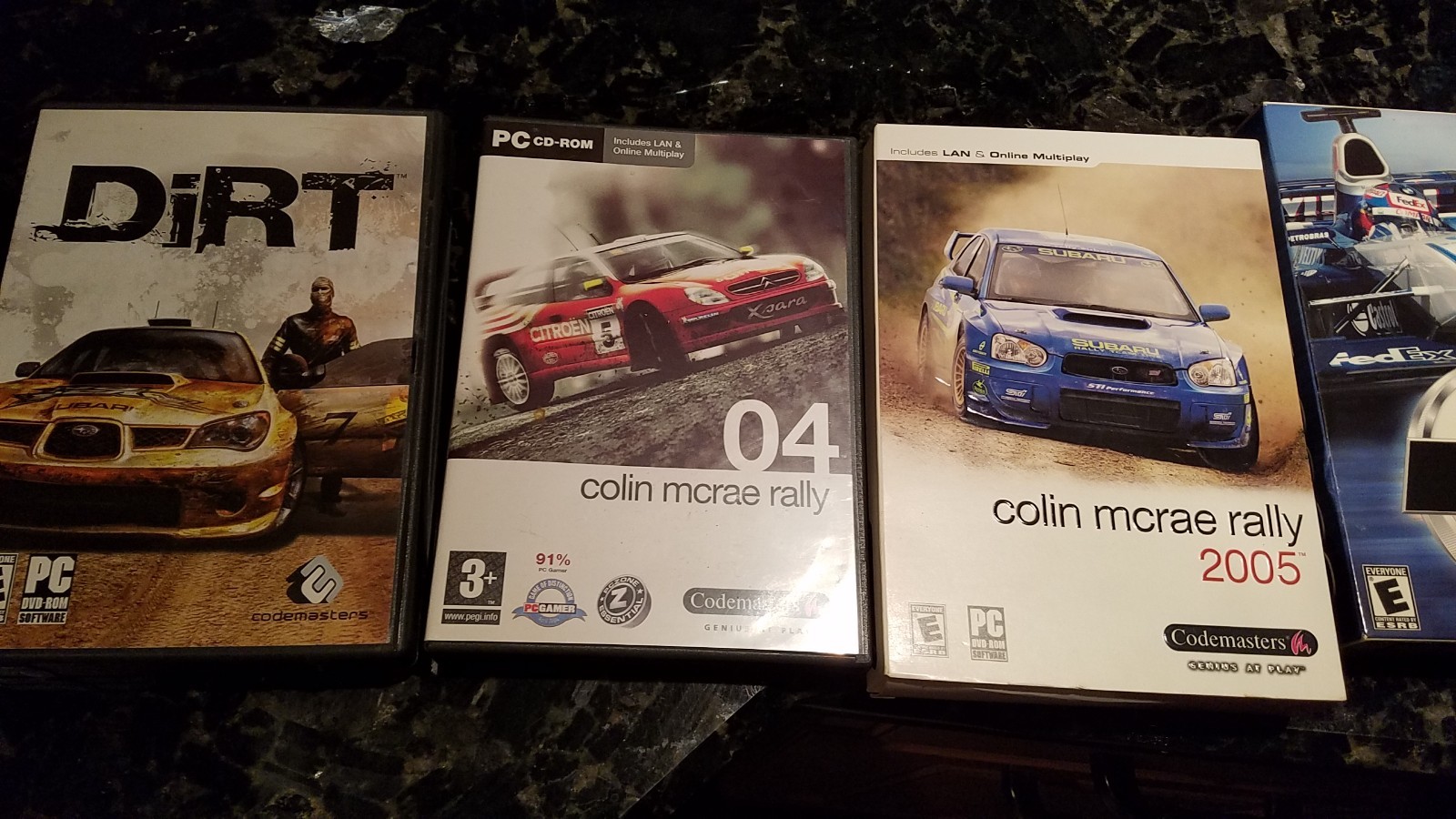 5 EA Sports Colin McRae Rally / F1 ’99-’02 PC-CD ROM