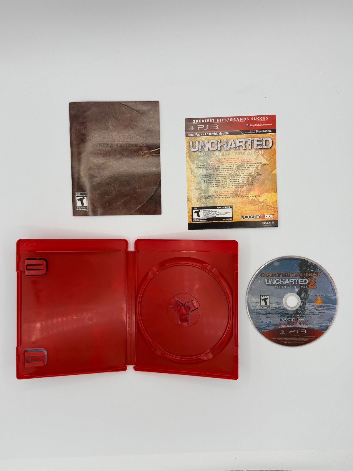 PS3 Essentials **9 Game Bundle** Lot TESTED & WORKING: Uncharted /Last of Us/RDR