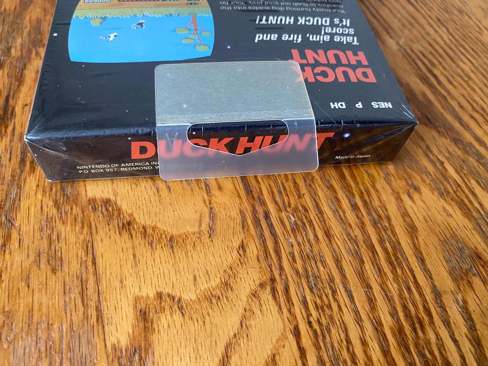 Duck Hunt UNOPENED TOP complete in box hangtab sealed nintendo nes factory MINT