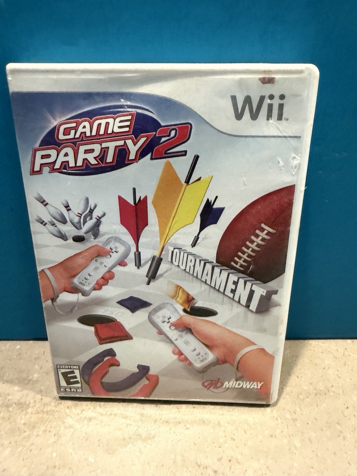 Original Nintendo Wii Bundle- Consol, Wii Sports, Game Party 2, And Controllers.