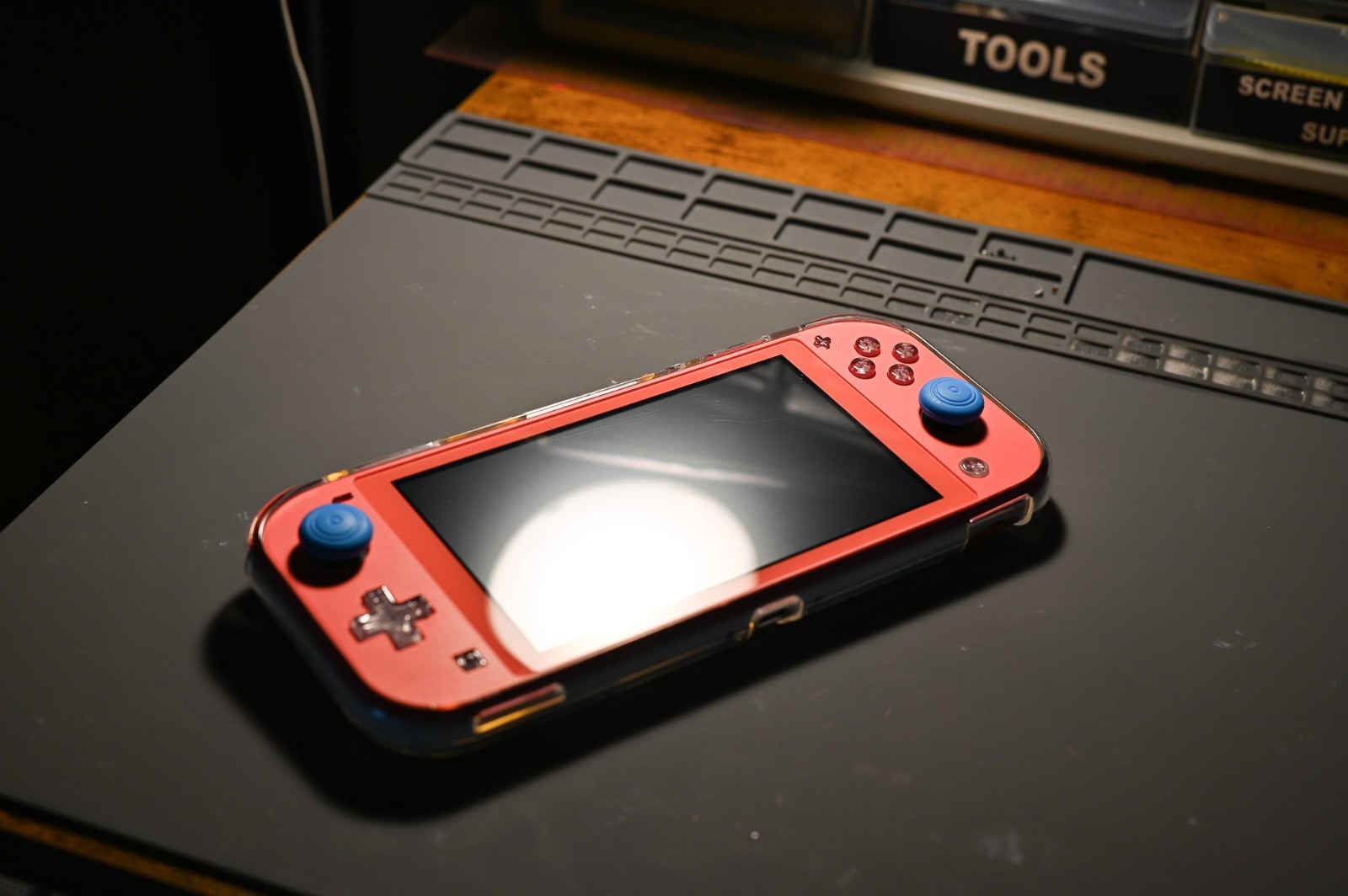 Custom Pink Nintendo Switch Lite 128GB TMR Hall Effect New Screen Game Bundle