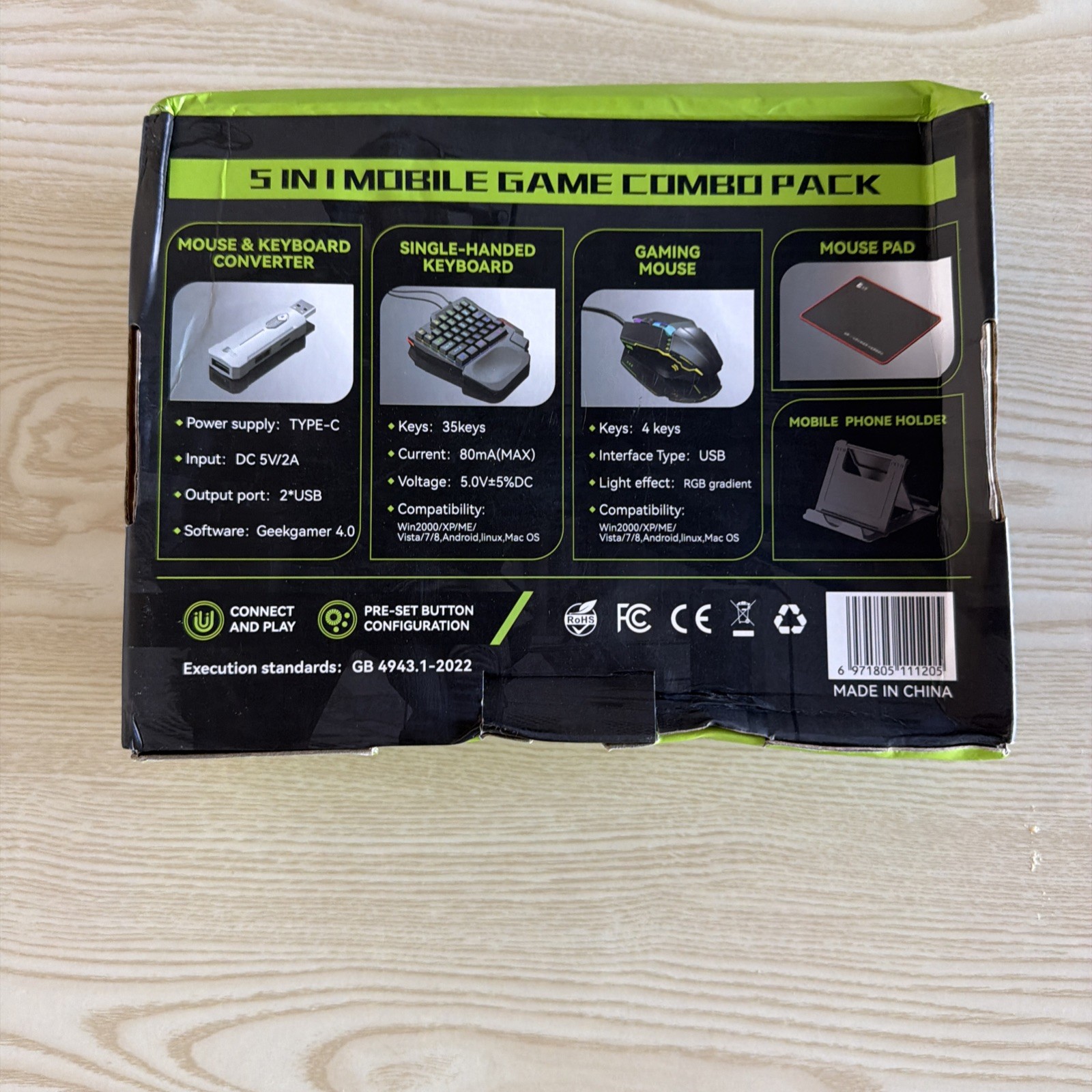 4 in 1 mobile Game Combo Pack