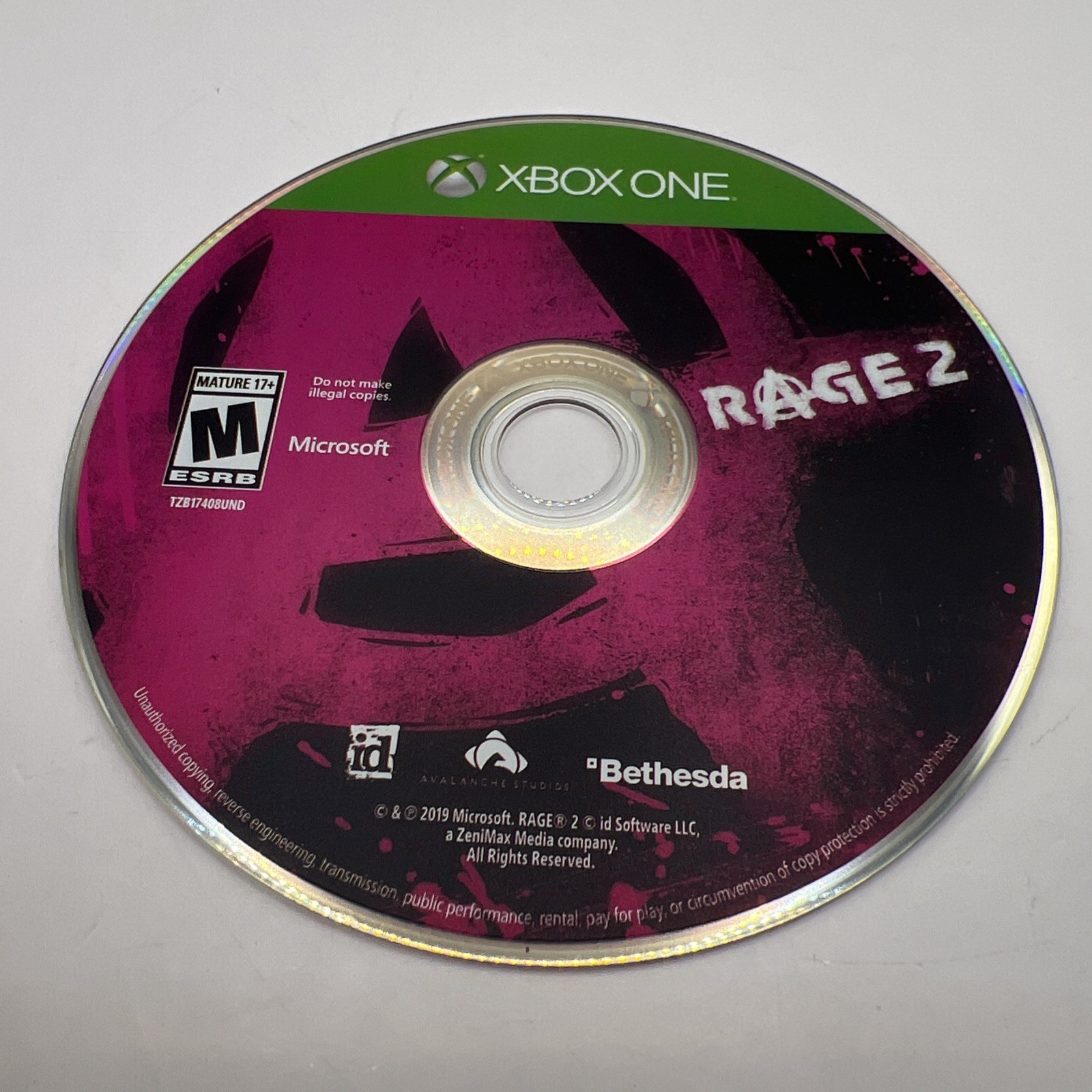 Xbox One Rage 2 Steelbook Edition 2019 Complete In Box CIB Map Tested Working