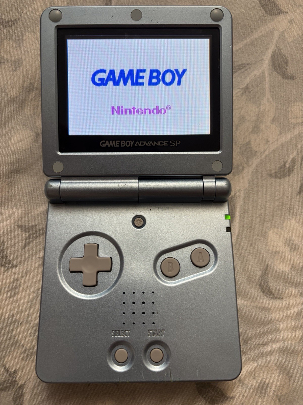 Nintendo Game Boy Advance SP Handheld Console – Pearl Blue AGS-101