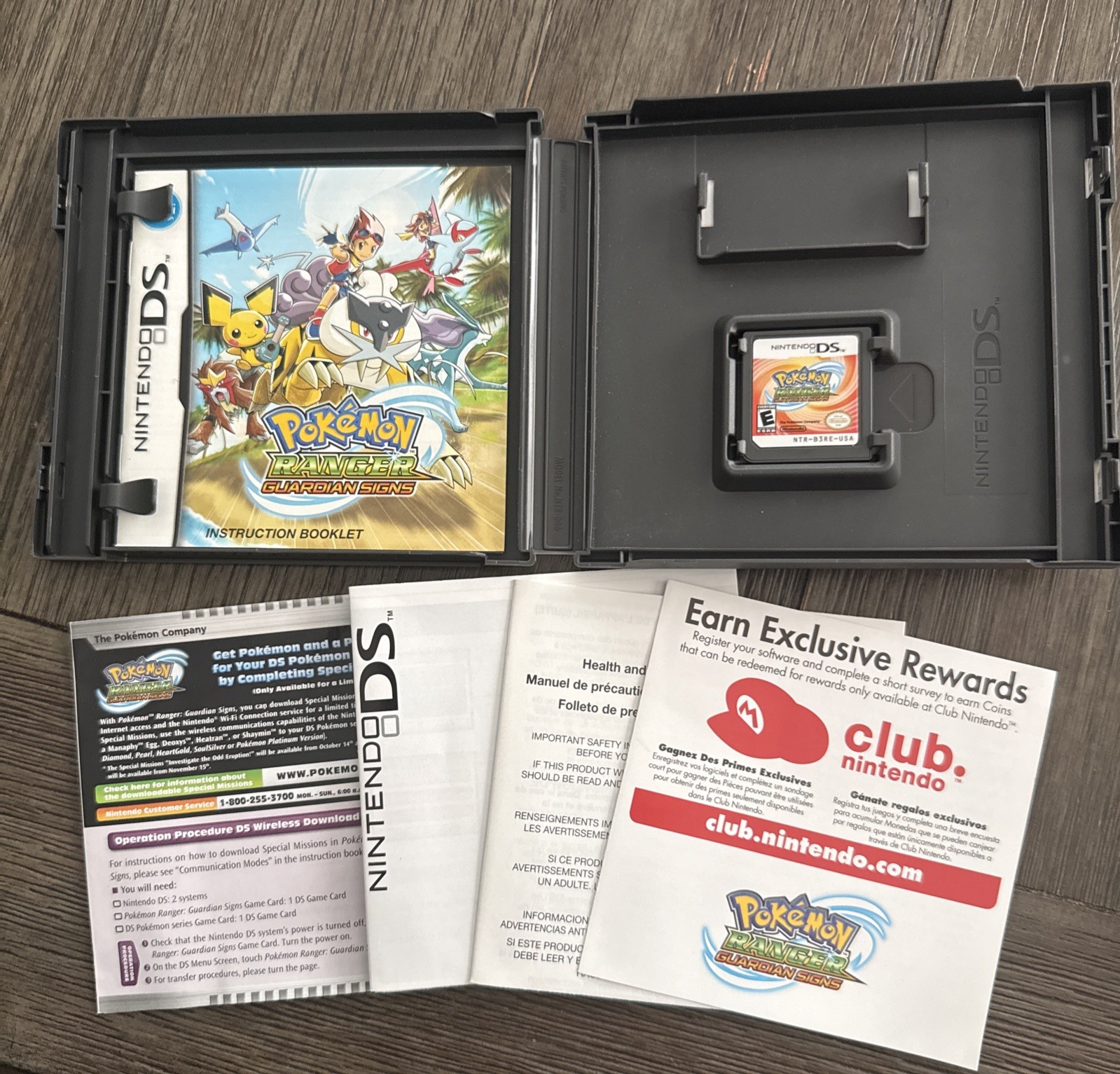 Pokémon Ranger Guardian Signs Nintendo DS CIB With All Inserts Authentic Tested
