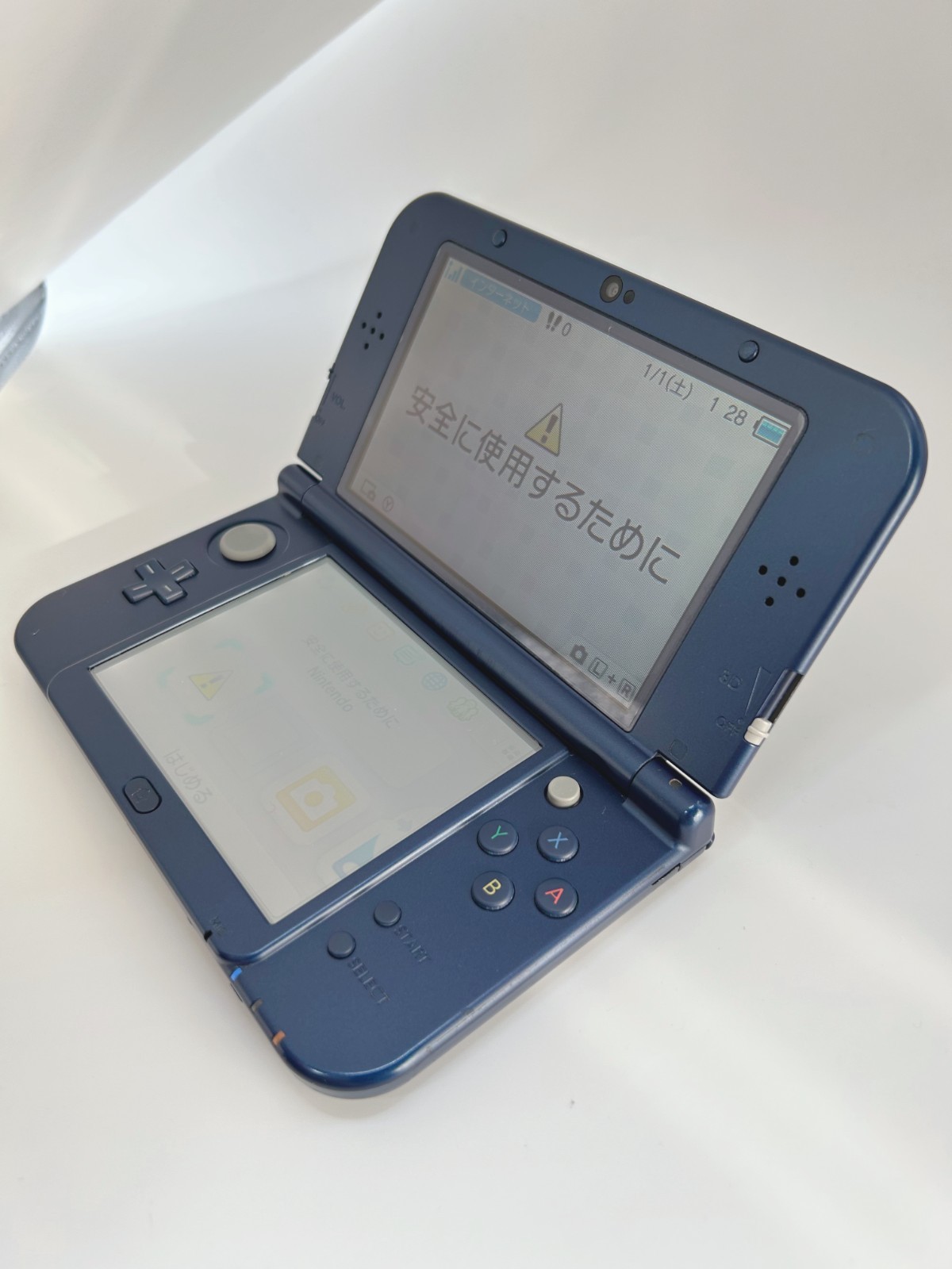 [Top IPS A-rank] New Nintendo 3DS LL console Metallic Blue with Charger/Stylus