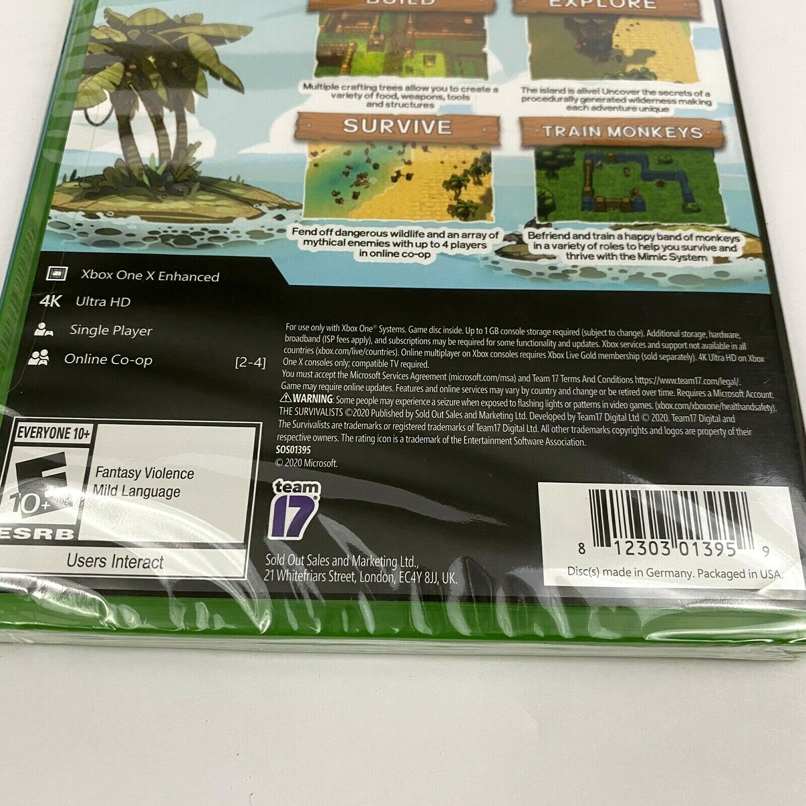 The Survivalists (Microsoft Xbox One, 2020) Build Explore Survive Physical Copy