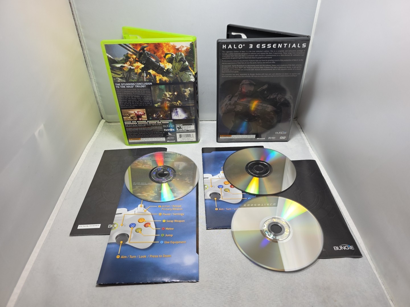 Halo 3 Essentials and Halo 3 Complete Tested Authentic Mint Microsoft