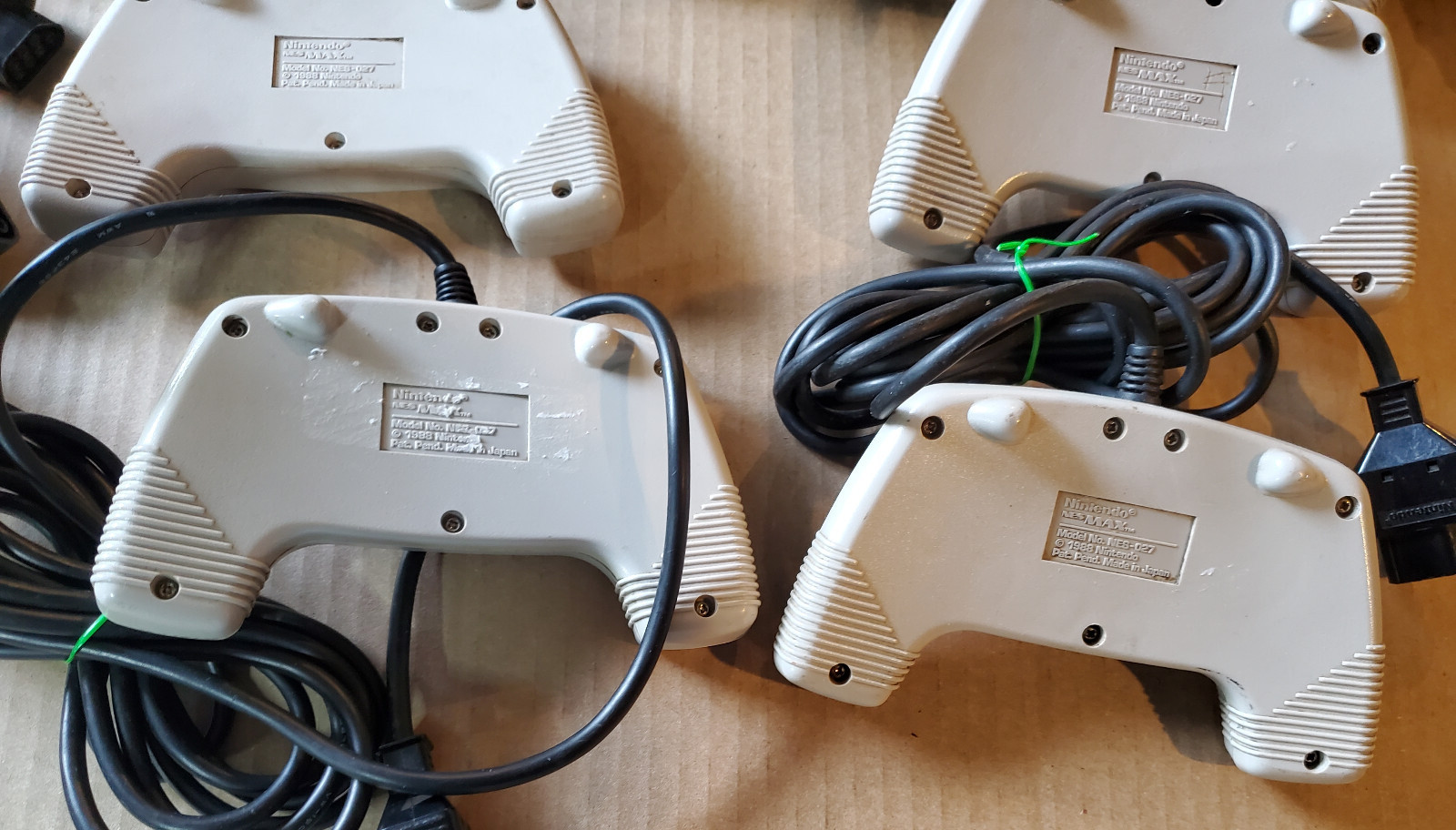 Lot of 9 Nintendo NES-027 NES MAX Controllers Tested