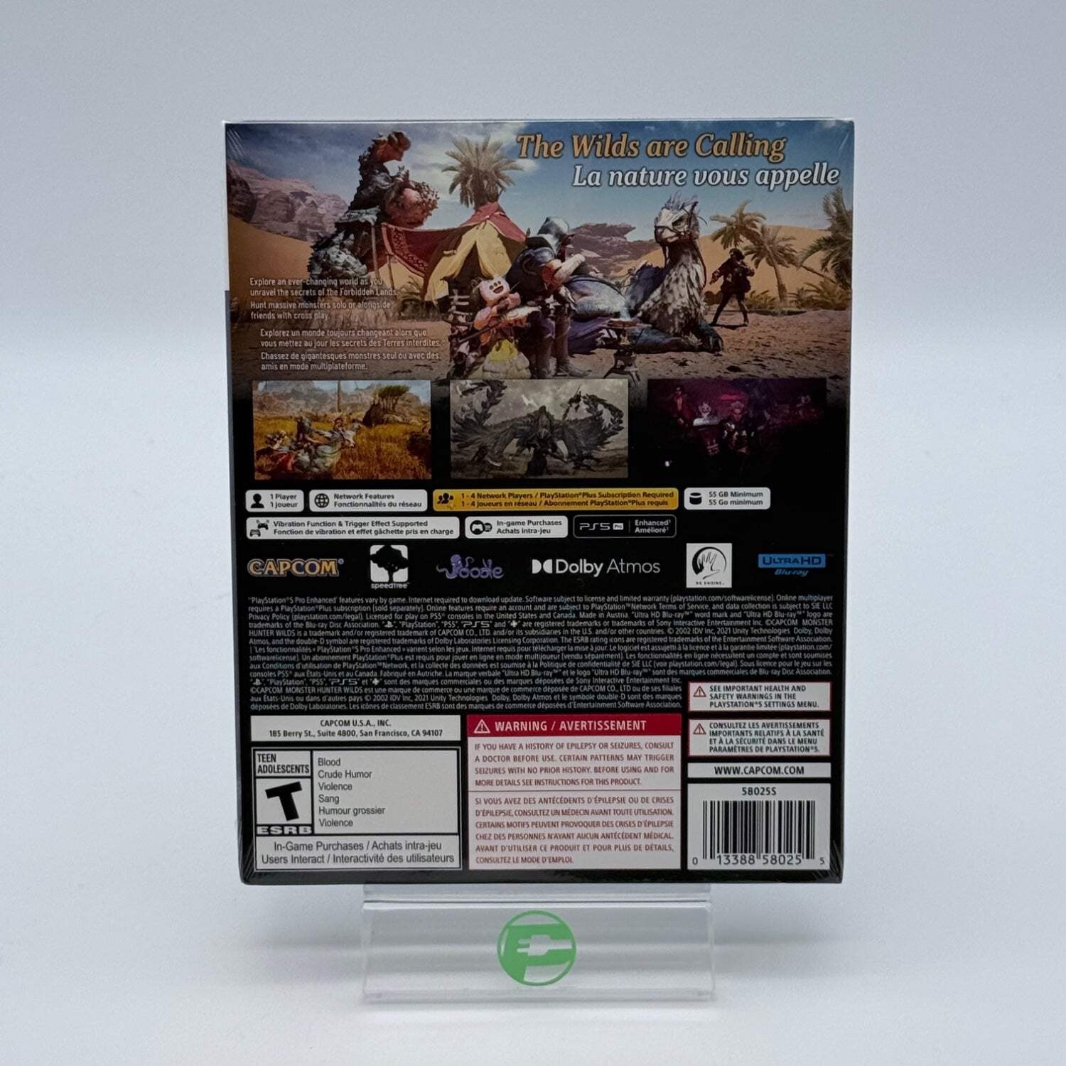 New Monster Hunter Wilds [Steelbook Edition] (Sony PlayStation 5 PS5, 2025)