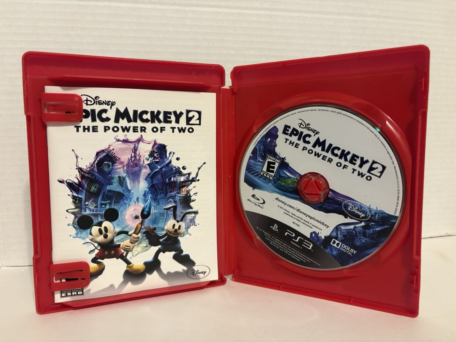 Disney Epic Mickey 2 The Power of Two (Sony PS3, 2012) CIB ! SHIPS FREE!