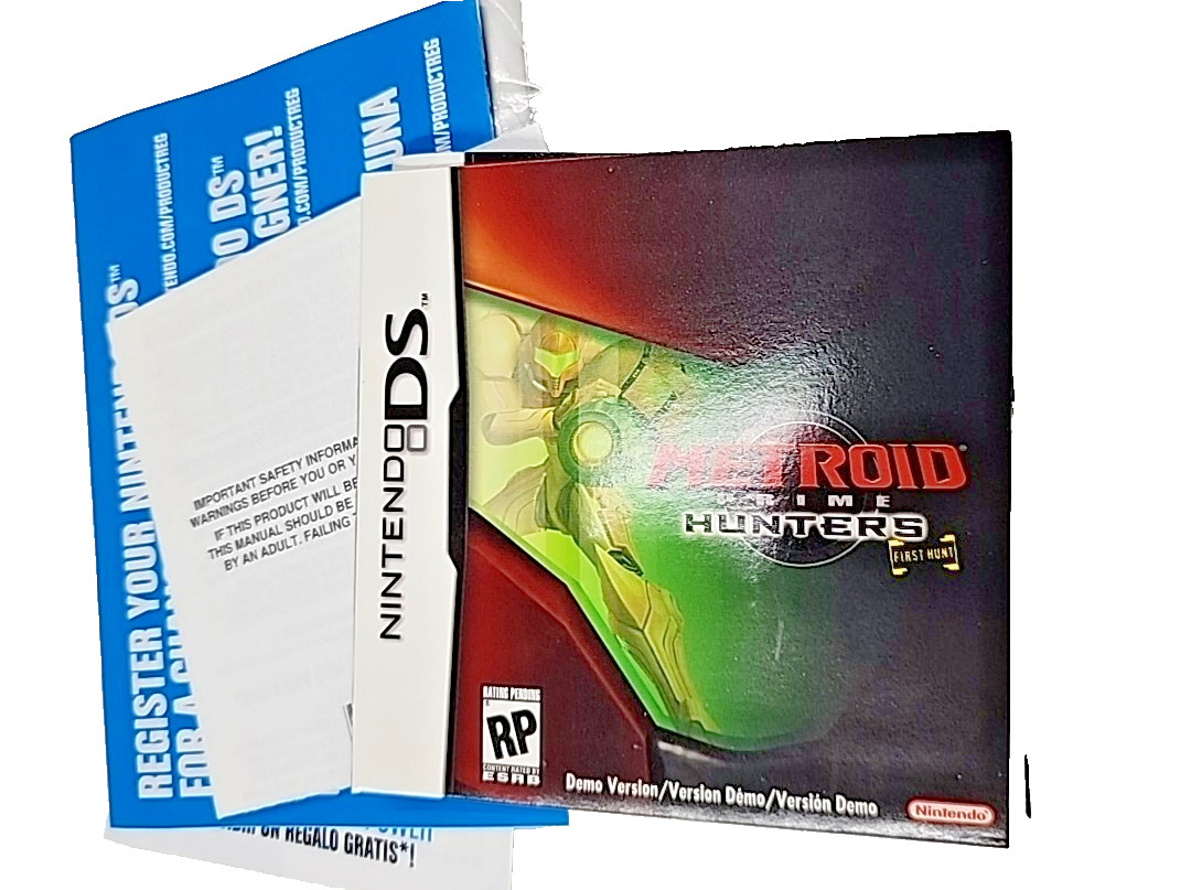 ~Metroid Prime: Hunters First Hunt ~ New Cart. ~ Complete ~(Nintendo DS, 2006)