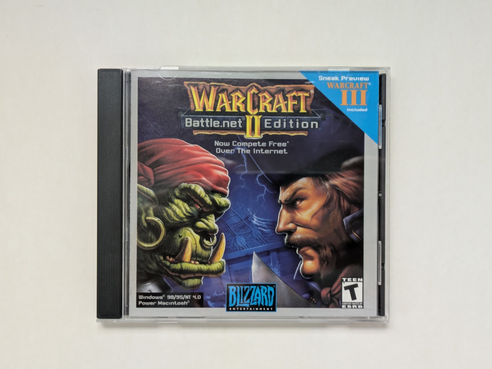 WarCraft II 2 Battle Chest (Windows/Mac, 1999) Big Box – Incomplete – Read
