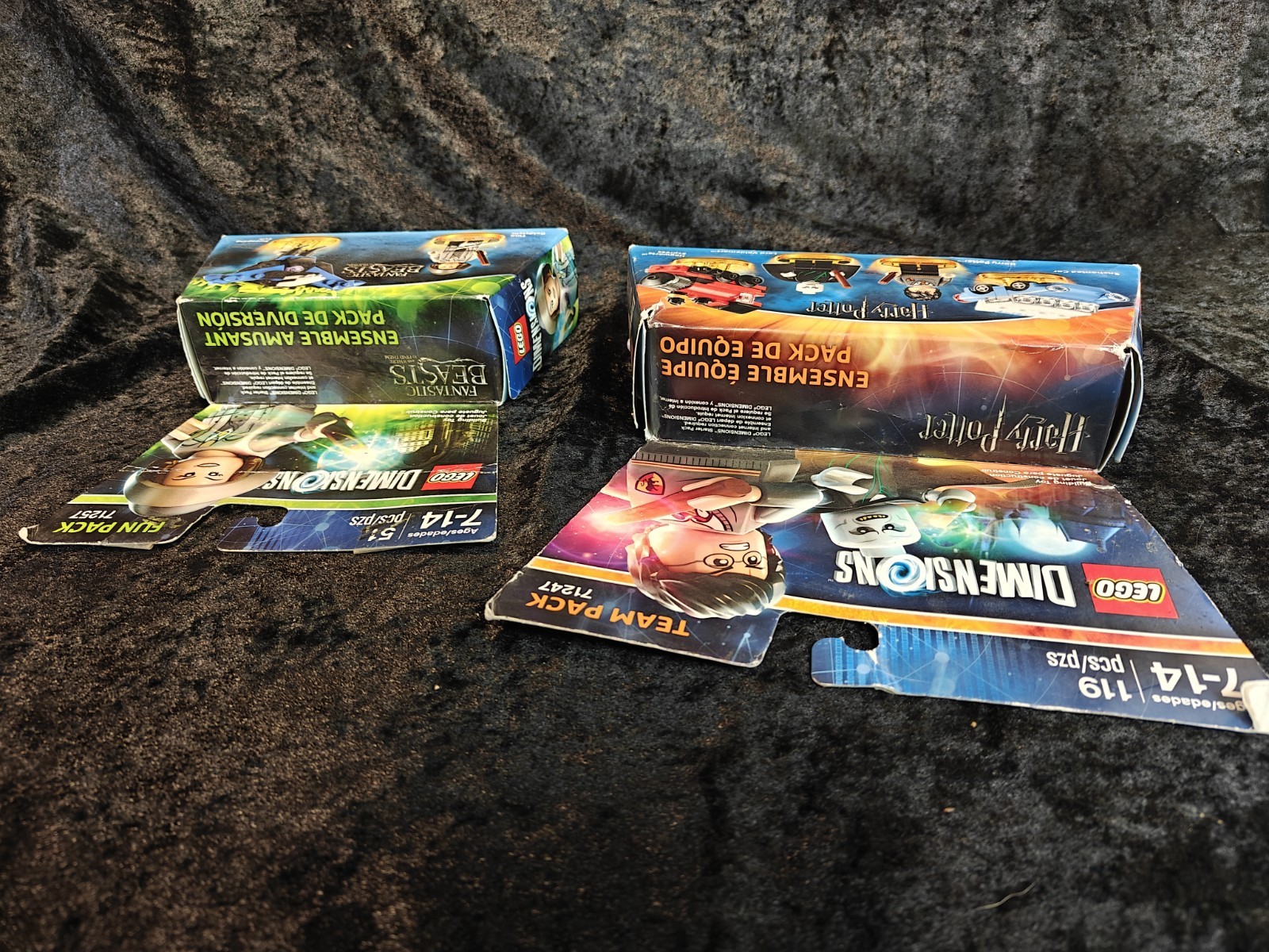 Lego Dimensions 71247 71257 Harry Potter Fantastic Beasts Damaged Boxes