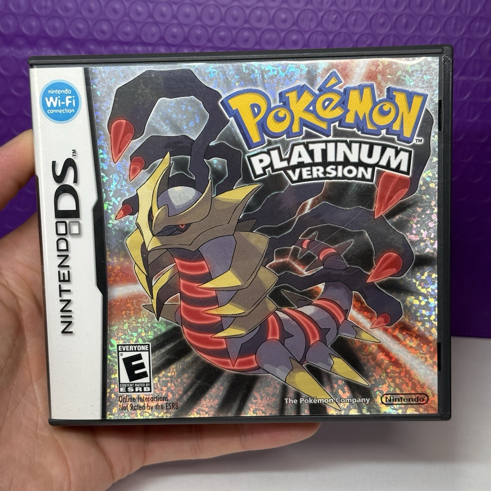 Pokemon Platinum Version [Nintendo DS, Authentic] CIB Complete Game Case Inserts