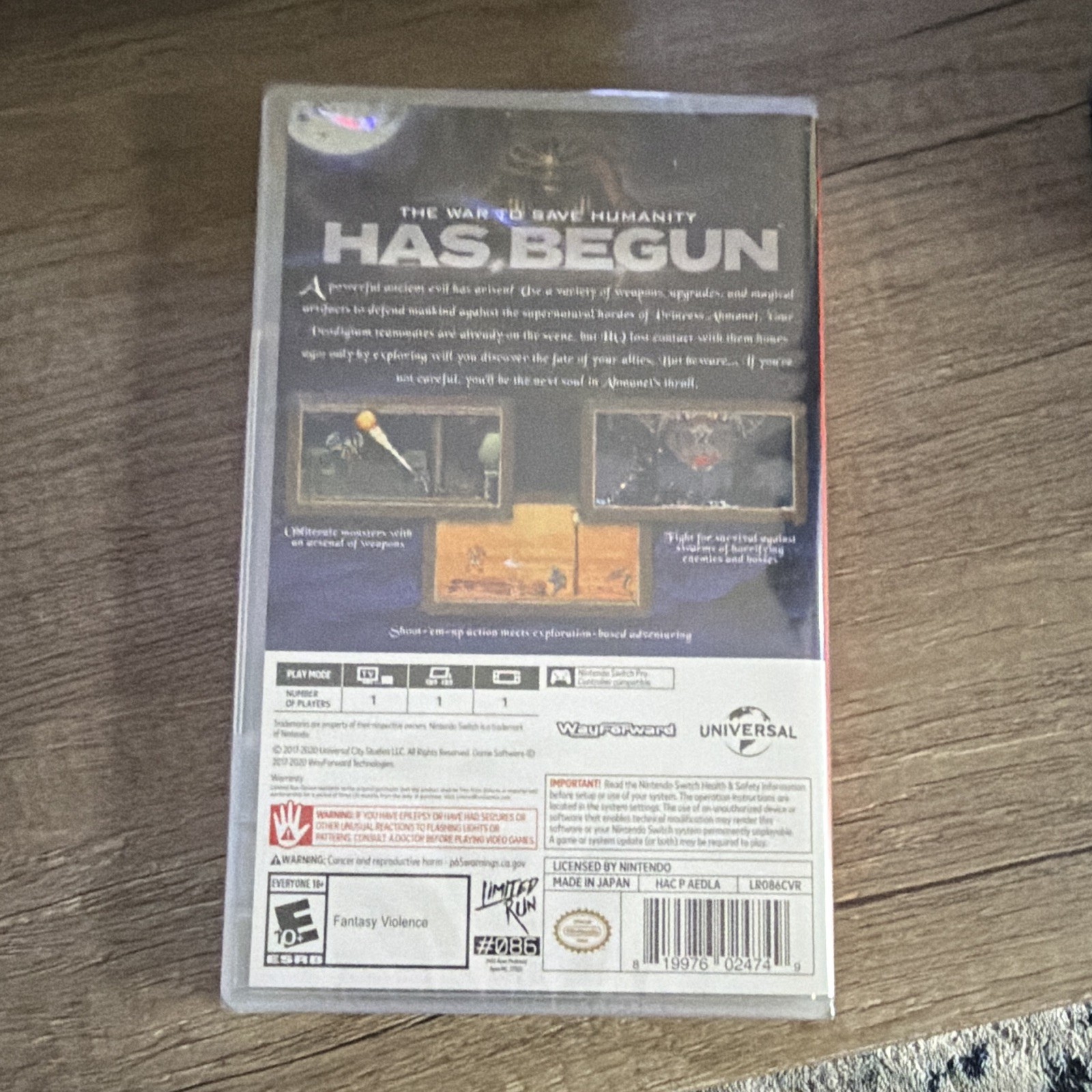 Limited Run Games The Mummy Demastered Nintendo Switch E10+ (Everyone 10+)