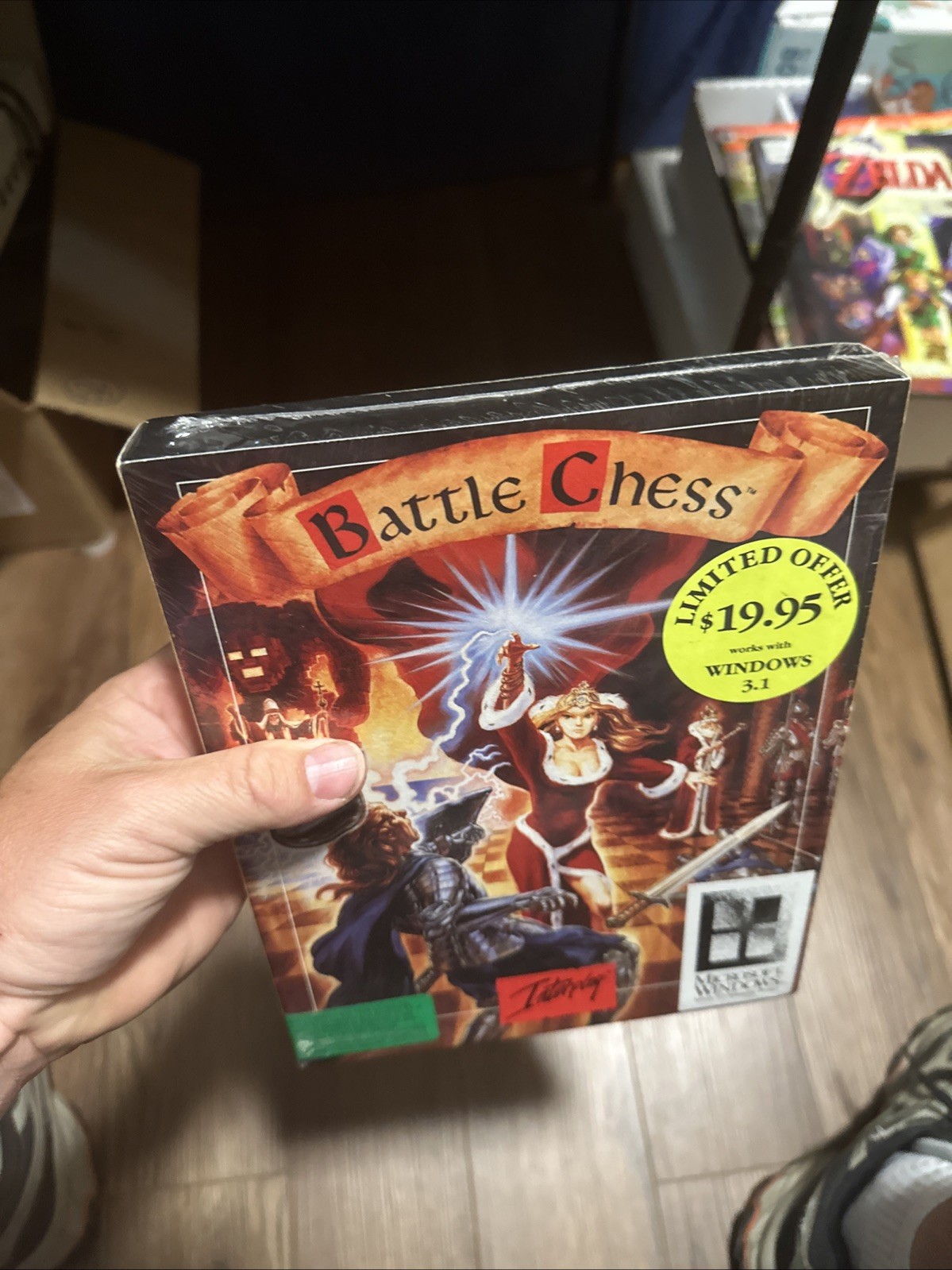 Battle Chess 1990 Big Box Sealed Interplay PC IBM Tandy Microsoft Windows Game