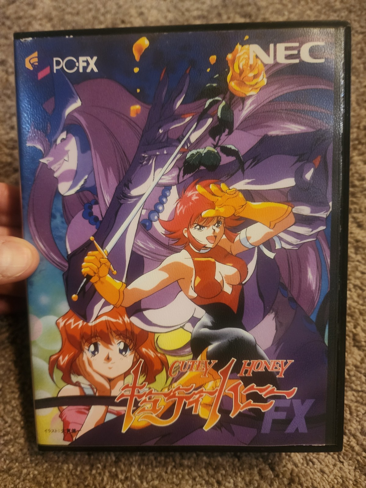 Cutey Honey FX NEC PC-FX Anime Video Game – 100% Rating